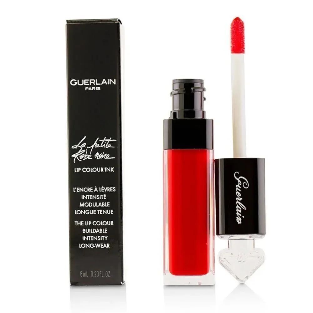 NIB GUERLAIN La Petite Robe Noire Lip Colour'Ink in EMPowered